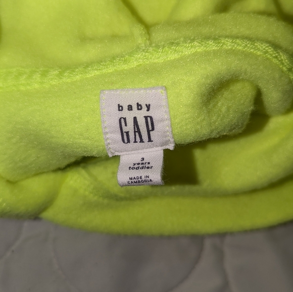 Baby Gap fleece hoodie 3T - Picture 3 of 3
